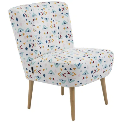 Produktbild von Max Winzer Sessel Fiona - Flachgewebe weiß - Maße: 58 x 68 x 78 cm