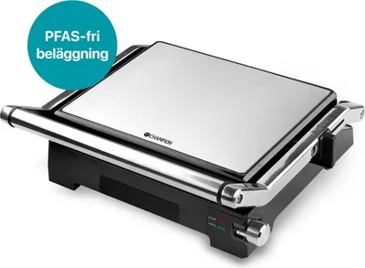 A product shot of a panini grill.