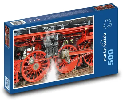 Produktbild von Puzzle 500 Dampflokomotive - Eisenbahn, Zug - martinpuzzle