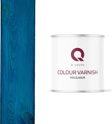 Produktbild von Holzlasur | Blau 2,5 L Satin  | Holzschutz |  | Holzschutz |lasur Lasur Wasserbasierte Innen Außen Lasur Abperleffekt Lasur Für Holz