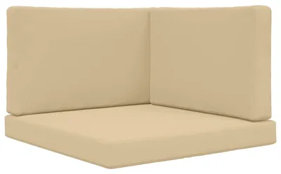 Obrázok produktu pre vidaXL Vonkajšie vankúše na pohovku, 3 ks, béžové, polyester