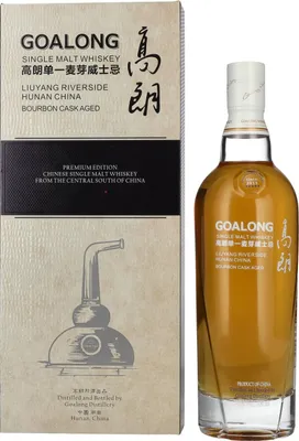 Image de GOALONG Single Malt BOURBON CASK Chinese Whisky 40% Vol. 0,7l en boîte cadeau
