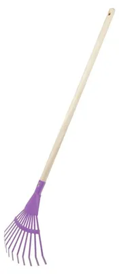 Produktbild von Kinder Gartenwerkzeug - lila Fächerbesen