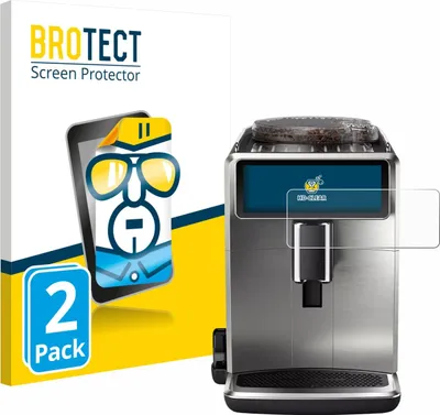 Produktbild von 2x Für Philips Saeco Xelsis Suprema Schutzfolie BROTECT Displayschutz Display Schutz Folie Klar Transparent