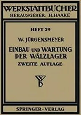 Obrázek produktu pro Einbau und Wartung der Wälzlager