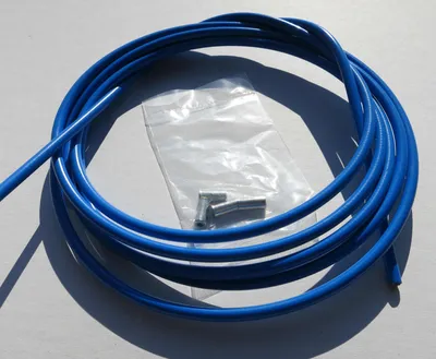 Produktbild von Außenzug Bowdenzug blau 2,50 m 5 mm
