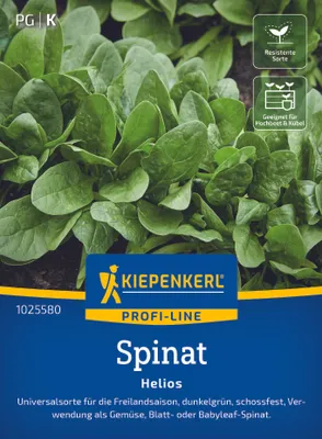 Produktbild von Kiepenkerl Spinatsamen Helios F1 Spinacia oleracea 10-12 lfd. Meter