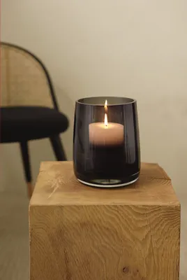 Produktbild von ASA Selection Vase, Windlicht, grau ajana Glas 88002009