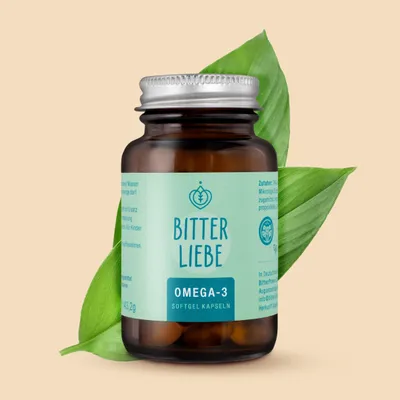 Produktbild von BitterLiebe Omega 3 Kapseln - 60 Kapseln