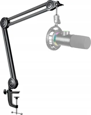 Image de Bras / Support de bureau pour microphone Fifine BM63 Noir