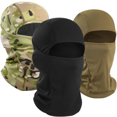 Imagen del producto de Paquete de 3 pasamontañas para protección UV y resistentes al viento