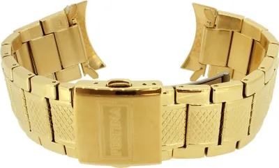 Produktbild von Festina Chronograph ► Uhrenarmband 25mm Edelstahl goldfarben ► F16878