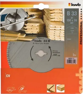 Produktbild von kwb 583311 Kreissägeblatt 150 x 16 mm 1 St. (583311)