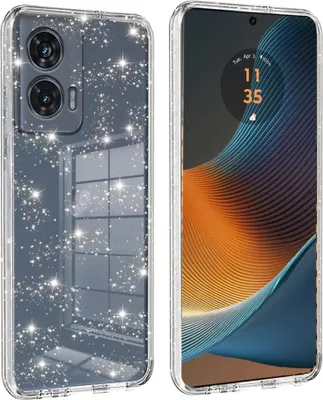 Immagine prodotto di Custodia Trasparente Glitter per Motorola Edge 50 Fusion - Trasparente KP36994