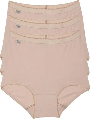 Produktbild von sloggi Damen Maxislip 3-Pack Basic+ - BEIGE - Größe 38