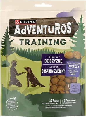 Produktbild von Purina Adventuros Przysmaki dla psa Training z dziczyzną 115g
