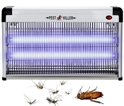Image de Appareil anti-insectes à lumière UV 40 W - Piégeur d'insectes - Lampe anti-moustiques - Sans odeur - Élimine les insectes