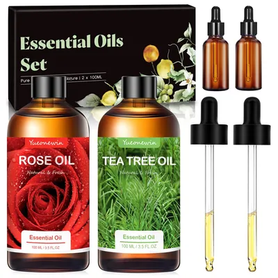 Obrázok produktu pre Sada 3 čistých esenciálnych olejov (100 ml) na aromaterapiu