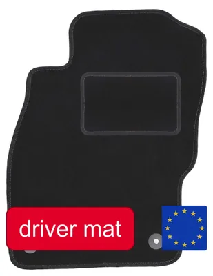Productafbeelding van Autovloermat, duurzame synthetische vezel, op maat gemaakt voor Opel Adam, grijs