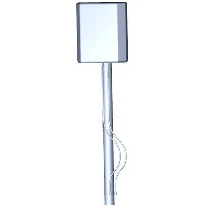 Zdjęcie produktu dla ALLNET ALL19103, 5 dBi, 0.698-0.96/1.71-2.7 GHz, Antena kierunkowa MIMO, SMA, Męska, Podwójna polaryzacja