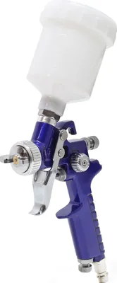 Produktbild von XPOtool HVLP Lackierpistole HVLP-2000, 0,5 mm Düse, 100 ml Becher, verstellbare Strahlbreite, Spritzpistole Sprühpistole Airbrushpistole