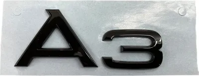Immagine prodotto di Genuine Audi Black Edition A3 emblema Lettering Logo emblema in nero