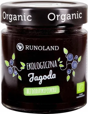 Produktbild von RUNOLAND -HEIDELBEERENMARMELADE MIT APFELSAFT 200 g