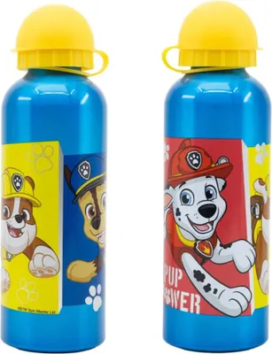Produktbild von Paw Patrol Chase Marshal Kinder Alu Wasserflasche Trinkflasche Flasche 530 ml