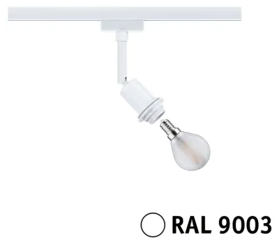 Produktbild von URail Schienenspot DecoSystems Basic  E14  max. 20W  dimmbar 230V Signalweiß