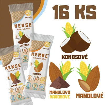 Obrázek produktu pro KEKSE MIX oplatků 16 ks