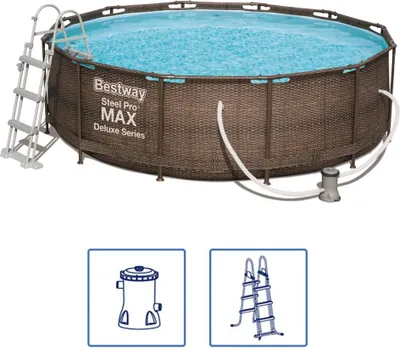 Produktbild von Bestway Swimmingpool-Set Steel Pro Max Rahmen 366 x 100 cm