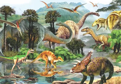 Immagine prodotto di Puzzle ANATOLIANI Mondo dei Dinosauri Preistorici 260 pezzi