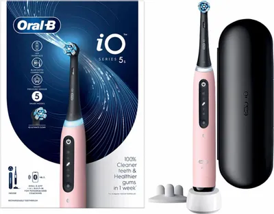 Produktbild von Oral-B 4210201414940, Erwachsener, Rotierende Zahnbürste, Tägliche Pflege, Intensiv, Sensibel, Super sensitive, Whitening, Schwarz, Pink, Rund, LED