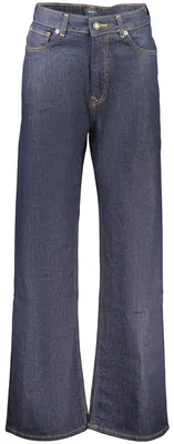Image de Jean Damen Lexa, couleur bleu : taille haute, 5 poches - Un look denim parfait
