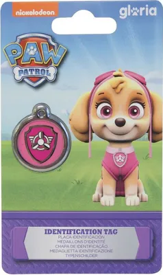 Obrázok produktu pre Psia známka pre obojok Paw Patrol Skye veľkosť m