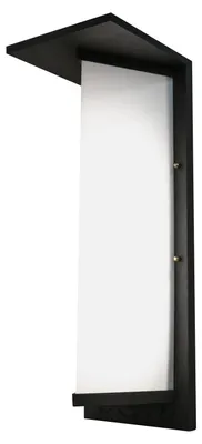 Obrázek produktu pro Nástěnné svítidlo, moderní design, vodotěsná konstrukce, černá