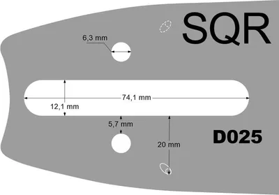 Obrázok produktu pre Vodiaca lišta 15 3/8 1,6 mm Stihl SQR15-63ER