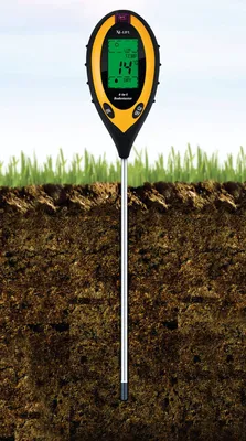Produktbild von X4-LIFE 4 in 1 Bodentester - Feuchtigkeitsmesser Licht pH-Wert Temperatur Messgerät für Pflanzen