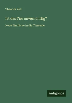Produktbild von Ist das Tier unvernünftig?