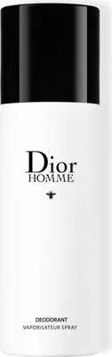 A product shot of a Dior Homme deodorant spray.