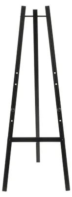 Produktbild von Securit® Vierfach verstellbare Staffelei aus Kiefernholz in Schwarz, 165 cm