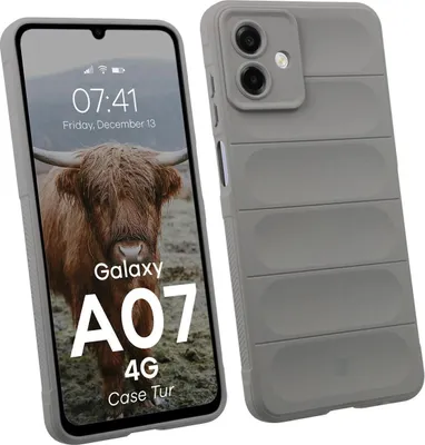 Produktbild von Robuste Handyhülle für Galaxy A07 4G, Bizon Case Tur, Hellgrau