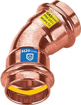 Zdjęcie produktu dla 42mm Bogen 45° I/I Kombifitting Frabo DVGW