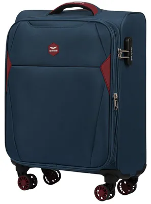 Walizka miękka kabinowa DIPPER Wings 20" BLUE – zdjęcie produktu