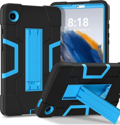 Produktbild von Tablet Hülle für Samsung Galaxy Tab A11 mit Kontrastdesign & Halter Schwarz