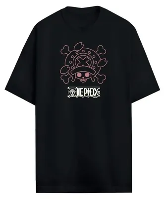 Produktbild von One Piece Oversize T-Shirt Herren Chopper schwarz XL