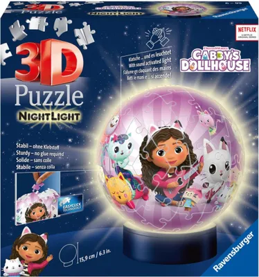 Immagine prodotto di Ravensburger Puzzle 3D Sfera Luminosa Gabby 72 11575