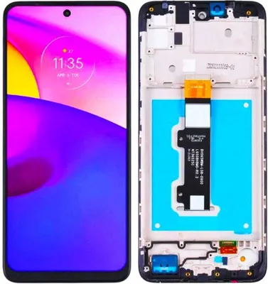 Produktbild von Original LCD Display Bildschirm für Motorola Moto E40 XT2159 Rahmen Schwarz