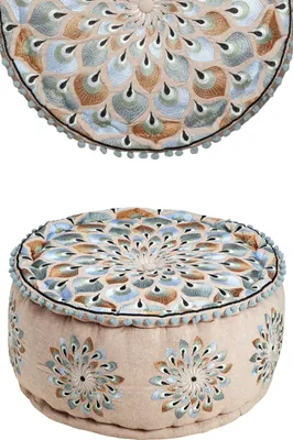Produktbild von Orientalische Pouf Hocker Bodenkissen Deko Azet -2-