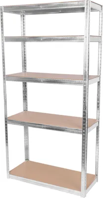Immagine prodotto di Scaffale Racks RAT40 MS, metallo, MDF, 5 ripiani, 1800x900x400 mm, max. 175 kg/ripiano